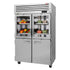 Turbo Air PRO-50R-GSH-N 52" Premiere Pro Series Two Section Reach-In Refrigerator with Solid and Glass Half Doors