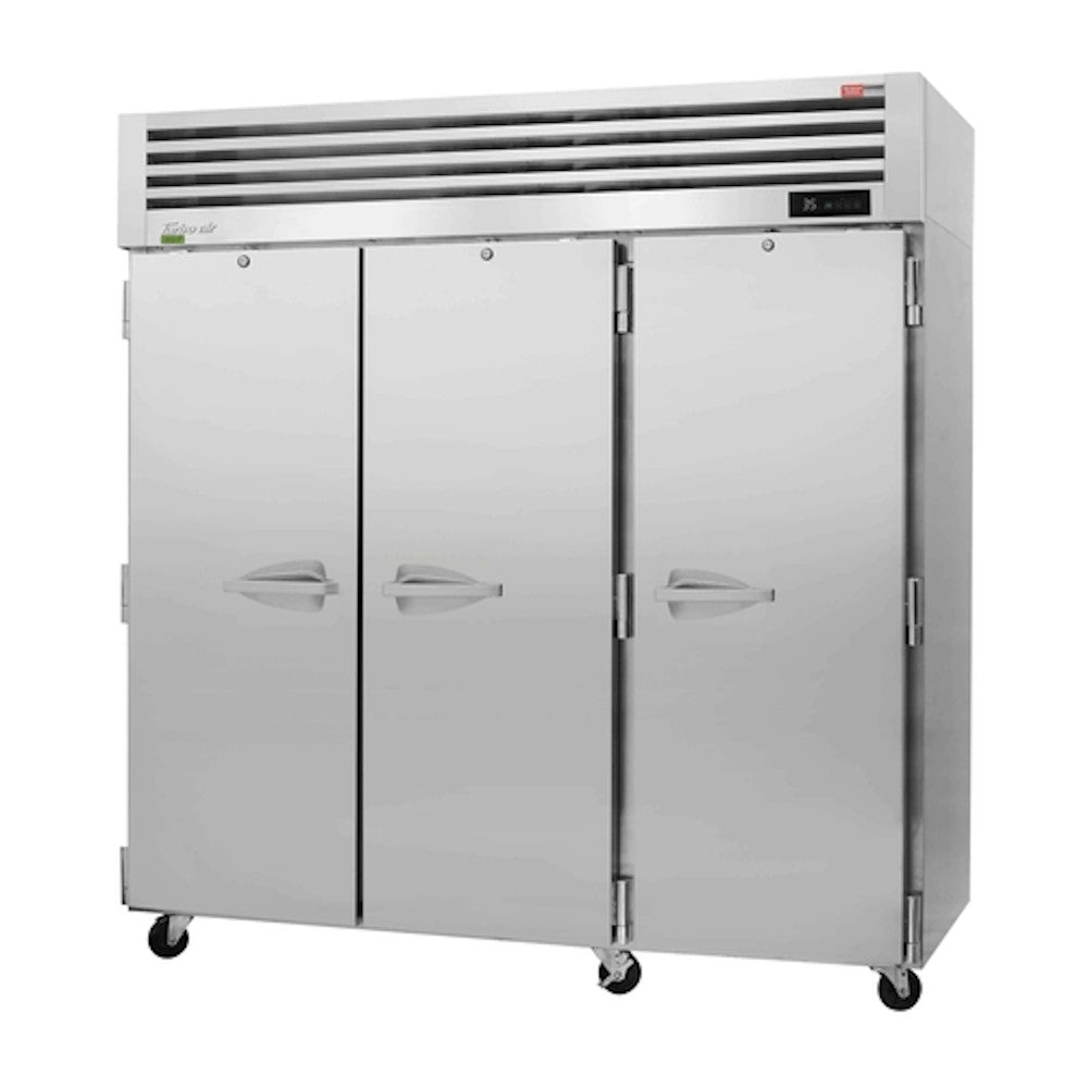 Turbo Air PRO-77R-N 78" Premiere Pro Series Three Section Solid Door Reach in Refrigerator