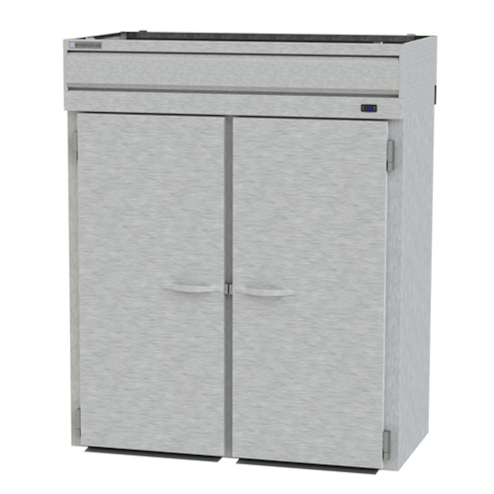 Beverage Air PRT2HC-1AS Roll-Thru 2 Section Prestige Plus Refrigerator