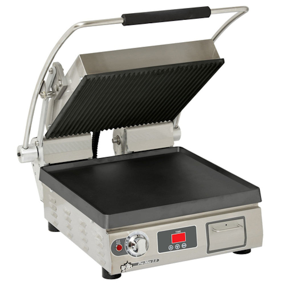 Star PST14ITGT Pro-Max 2.0 Sandwich Grill with Grooved Top and Smooth Bottom - Digital Timer Included