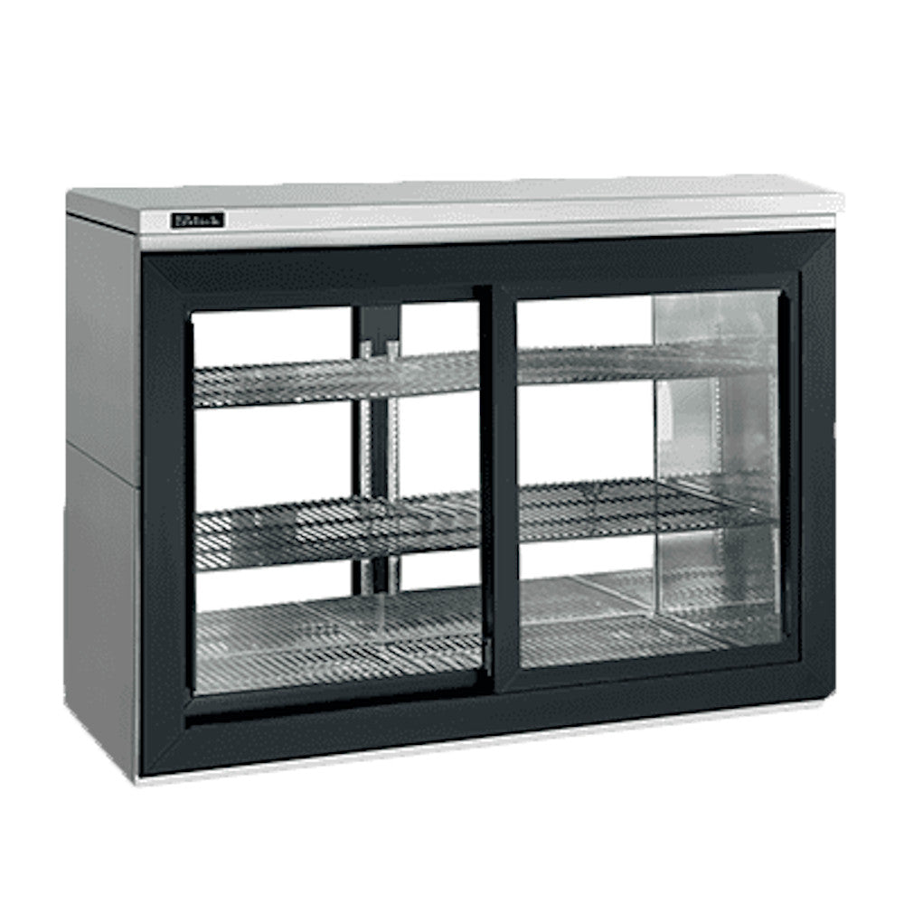 Perlick PTR48 Two Section 48" Pass-Thru Remote Refrigerated Back Bar Cooler - 16.6 Cu. Ft.