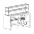 Perlick PTS42L-LF Pass-Thru 42" Underbar Cocktail Station