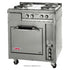 Lang R30S-ATC Electric 30" Restaurant Range with Two Hot Plates and Solid State Standard Oven Thermostat - 14.0 kW