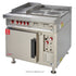 Lang R36C-ATF Electric 36" Heavy Duty Convection Oven Range with 1 Hot Plate and 4 French Plates - 21.6 kW