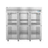 Hoshizaki R3A-HG Half-Door Three Section Steelheart Reach-In Refrigerator