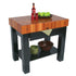 John Boos RN-BF Rouge et Noir Bloc de Foyer Cherry Butcher Block Unit 36" x 24"