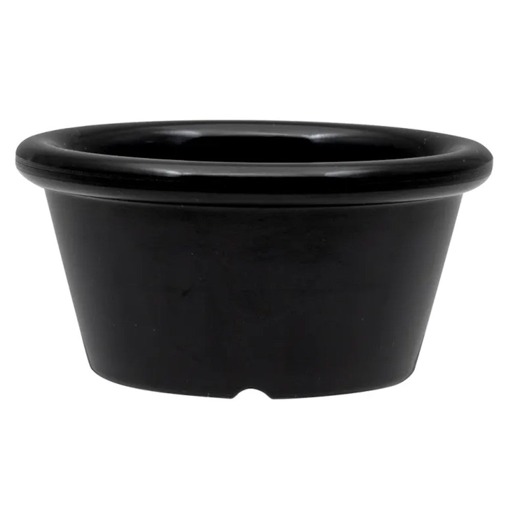 G.E.T. S-620-BK 2 oz. Black Melamine Ramekin (4 dozen)