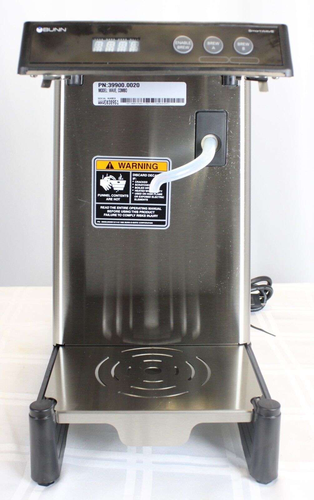 *Open Box* Bunn Wave Low Profile Wide Base Combo Coffee Brewer 39900.0020