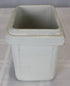 (5v2) Liquid 54017 Porcelain Soda Fountain Topping Container