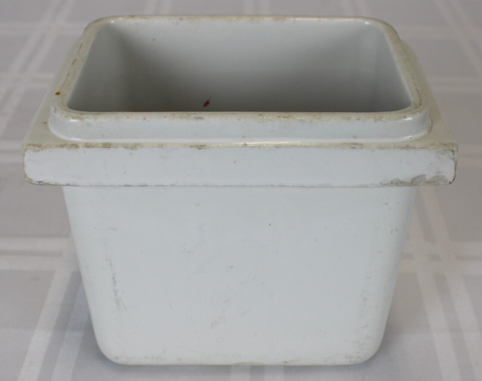 (5) Liquid 54017 Porcelain Soda Fountain Topping Container