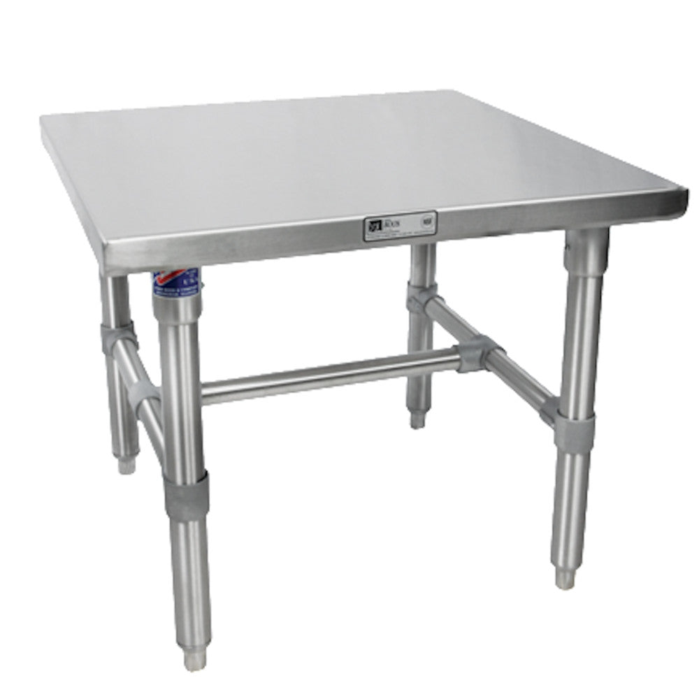 John Boos S16MS09 Open Base 30" W x 24" D Equipment Stand for Mixer or Slicer