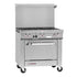 Southbend S36D-1G S-Series 36" Gas Restaurant Range with 4 Burners, 12" Griddle, and Standard Oven