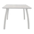 Grosfillex S6602096 White/Glacier White Sunset 36" Square Table