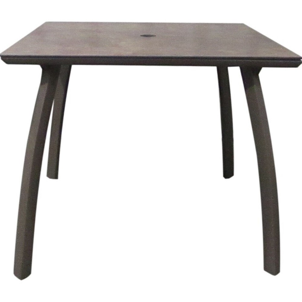 Grosfillex S6602599 Lava/Fusion Bronze Sunset 36" Square Table