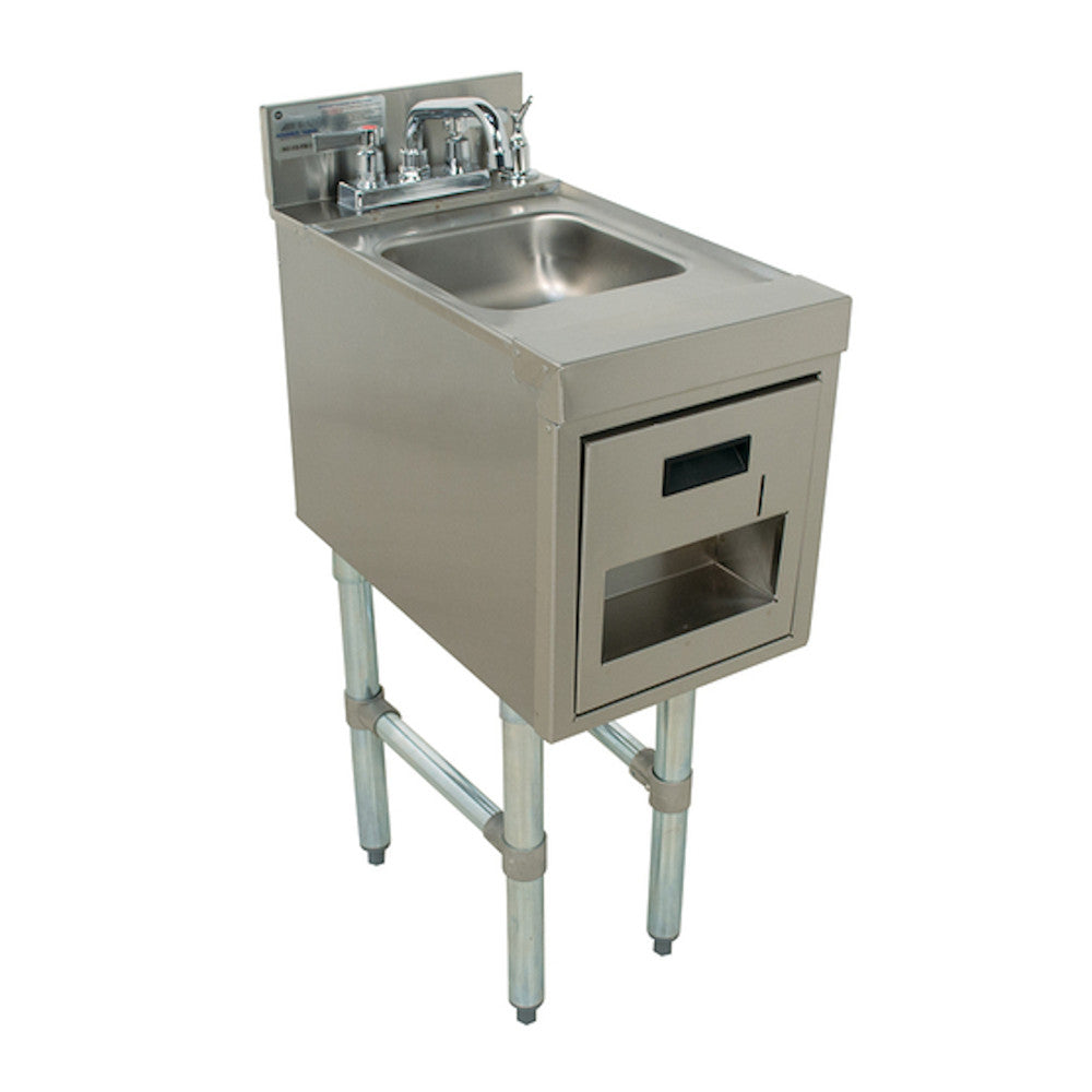 Advance Tabco SC-12-TS Free Standing Underbar Hand Sink 12" W