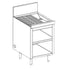 Perlick SC48-18 Open Front 48" x 18.56" Drainboard Top Storage Cabinet
