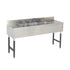 Advance Tabco SLB-53C 3 Compartment Underbar Sink w/ Two Drain Boards 60" W
