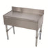 Advance Tabco SLD-18 Free Standing Underbar Drainboard 18" W