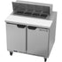 Beverage Air SPE36HC-08 Elite Series 36" Two-Section Sandwich / Salad Refrigerated Counter