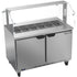 Beverage Air SPE48HC-12-SNZ Elite Series 48" Two-Section Sandwich / Salad Top Refrigerated Counter with Sneezeguard