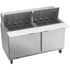 Beverage Air SPE60HC-24M Elite Series 60" Two-Section Mega Top Sandwich / Salad Refrigerated Counter