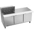 Beverage Air SPE72HC-12M Elite Series 72" Three-Section Mega Top Sandwich / Salad Refrigerated Counter