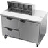 Beverage Air SPED48HC-08-02 Elite Series 48" Two-Section Sandwich / Salad Top Refrigerated Counter