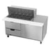 Beverage Air SPED60HC-18M-2 60" Refrigerated Mega Top Sandwich / Salad Prep Table