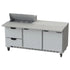 Beverage Air SPED72HC-08C-2 72" Cutting Top Food Preparation Table