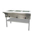 Adcraft ST-120/3 Three Well Electric Steam Table with Stainless Steel Undershelf - 2250 Watts