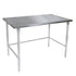 John Boos ST6-3696GBK 96" W x 36" D Work Table with Stainless Steel Top