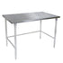 John Boos ST6-24108SBK Open Base 108" W x 24" D Stainless Steel Work Table