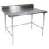 John Boos ST6R5-2460SBK Open Base 60" W x 24" D Stainless Steel Work Table