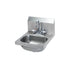 Krowne Metal HS-18 Wall Mount Hand Sink with Deck Mount Gooseneck Faucet