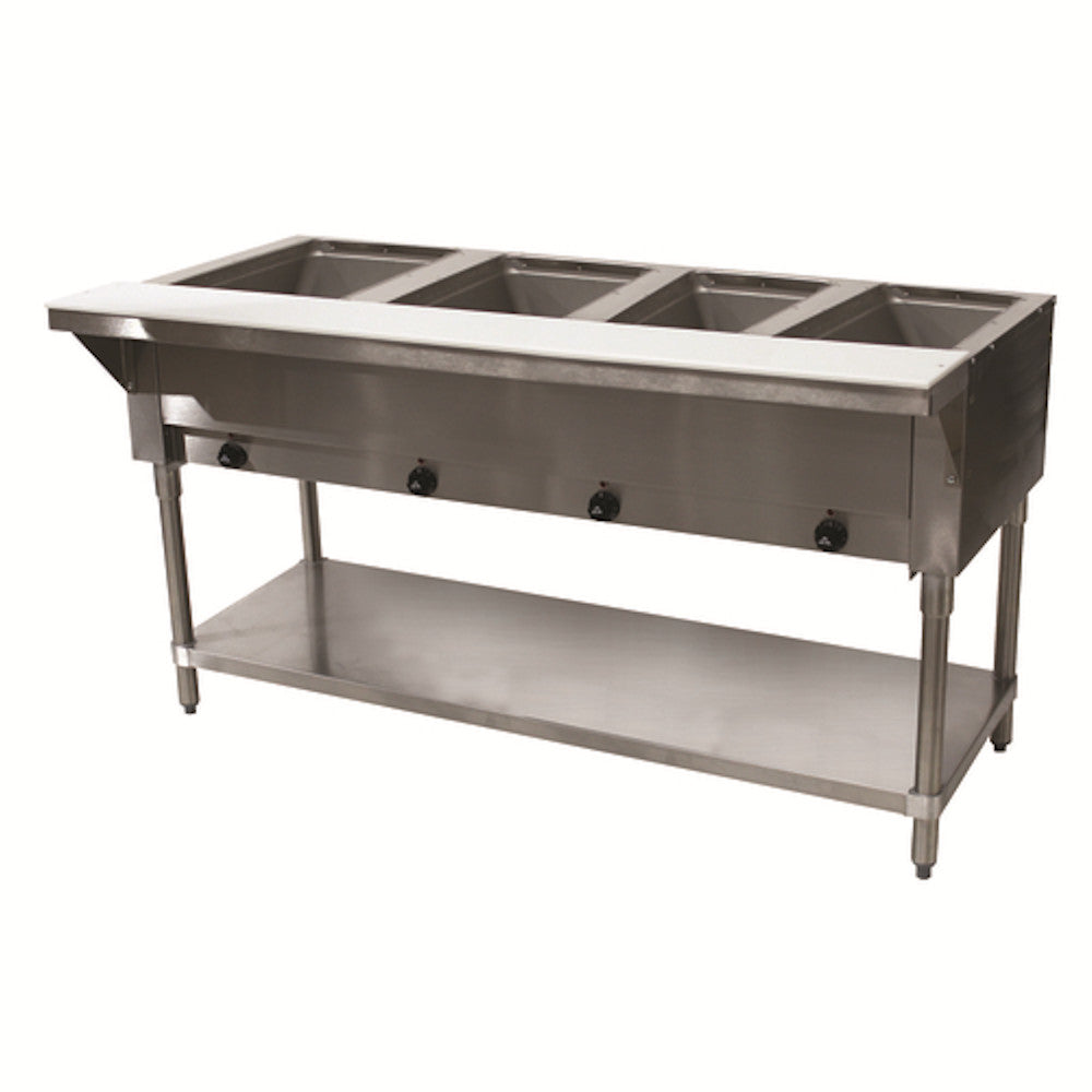 Advance Tabco SW-4E-240 Electric Steam Table w/ Undershelf 208V or 240V