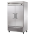 True T-43-HC 47" Two Section Solid Door Reach-In Refrigerator