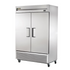 True T-49-HC 55" Two Section Solid Door Reach in Refrigerator