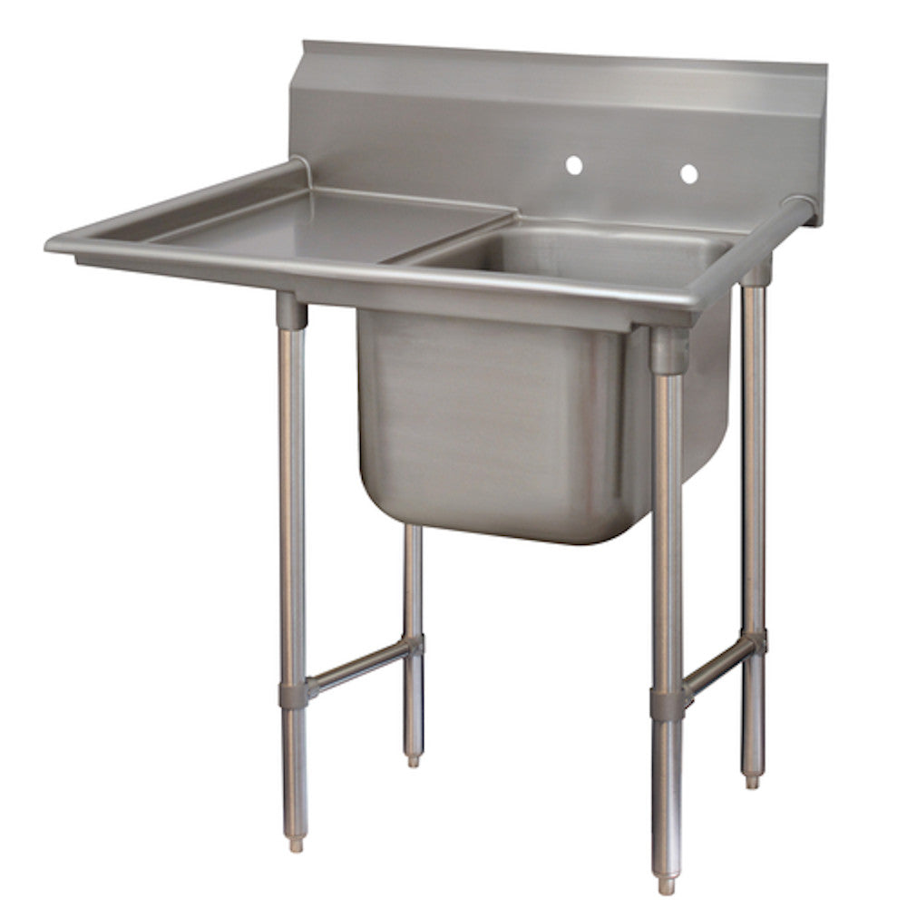 Advance Tabco T9-1-24-18L 16" Regaline 1-Compartment Sink