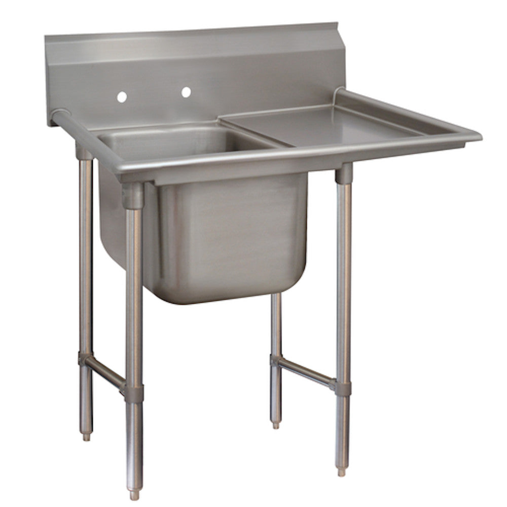 Advance Tabco T9-1-24-18R 16" Regaline 1-Compartment Sink