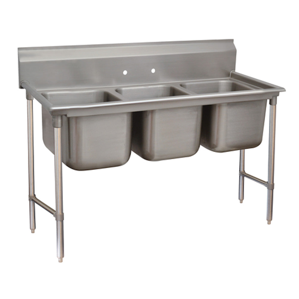 Advance Tabco T9-3-54 16" Regaline 3-Compartment Sink