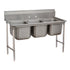 Advance Tabco T9-3-54 16" Regaline 3-Compartment Sink