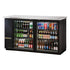 True TBB-24-60G-HC-LD 61" Glass Door Back Bar Cooler with LED Lighting