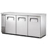 True TBB-24-72-S 73" Stainless Steel Two Door Back Bar Cooler