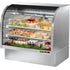 True TCGG-48-S-LD Curved Glass Deli Case 48-1/4"W Stainless Steel Exterior