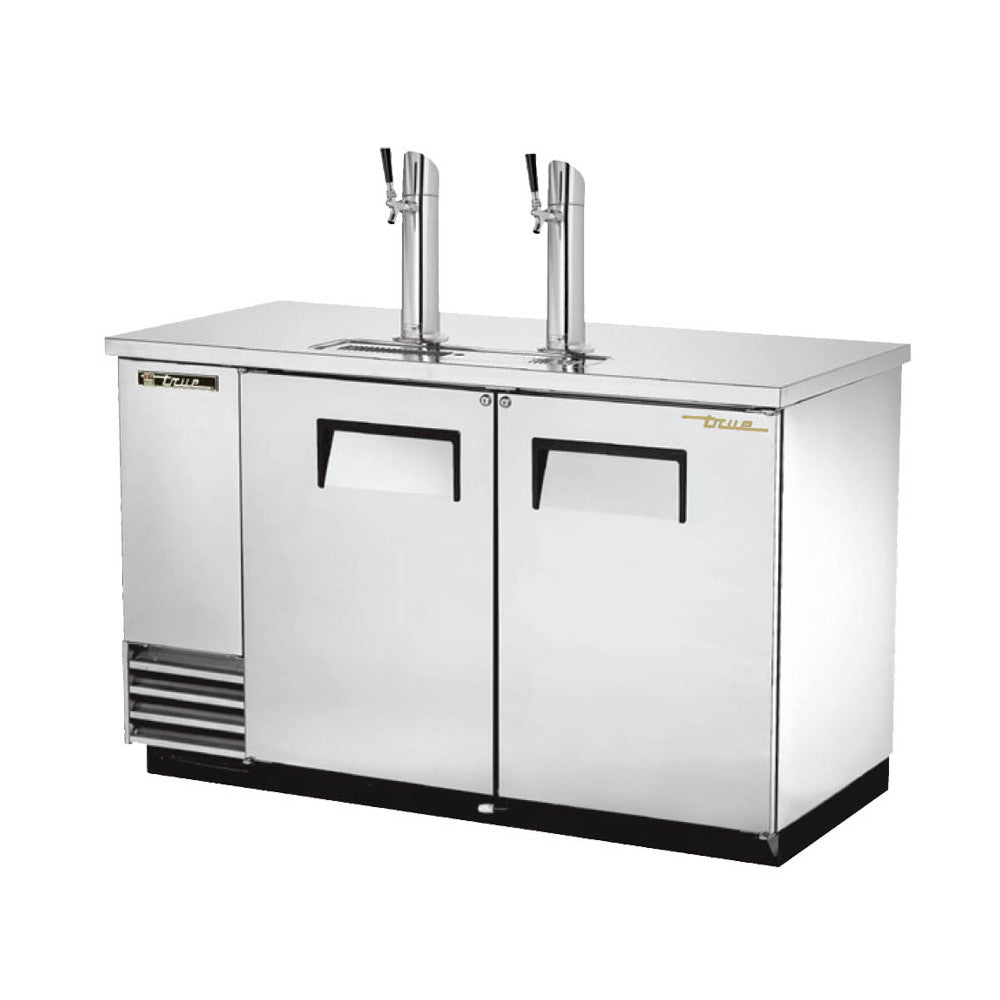 True TDD-2-S-HC 59" Two Keg Stainless Steel Direct Draw Beer Dispenser