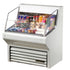 True THAC-36-LD Horizontal Air Curtain Refrigerated Merchandiser 36-1/8"W White Exterior