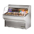 True THAC-48-S-LD Horizontal Air Curtain Refrigerated Merchandiser 48-1/8"W Stainless Steel