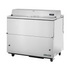 True TMC-49-S-DS-HC Forced Air Dual Sided Stainless Exterior/Aluminum Interior Mobile Milk Cooler