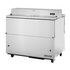 True TMC-49-S-DS-SS-HC Forced Air Dual Sided Stainless Steel Mobile Milk Cooler