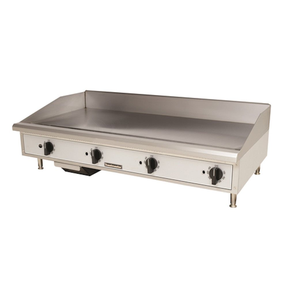 Toastmaster TMGM48 Countertop 48" Natural Gas Griddle with Manual Controls - 80,000 BTU
